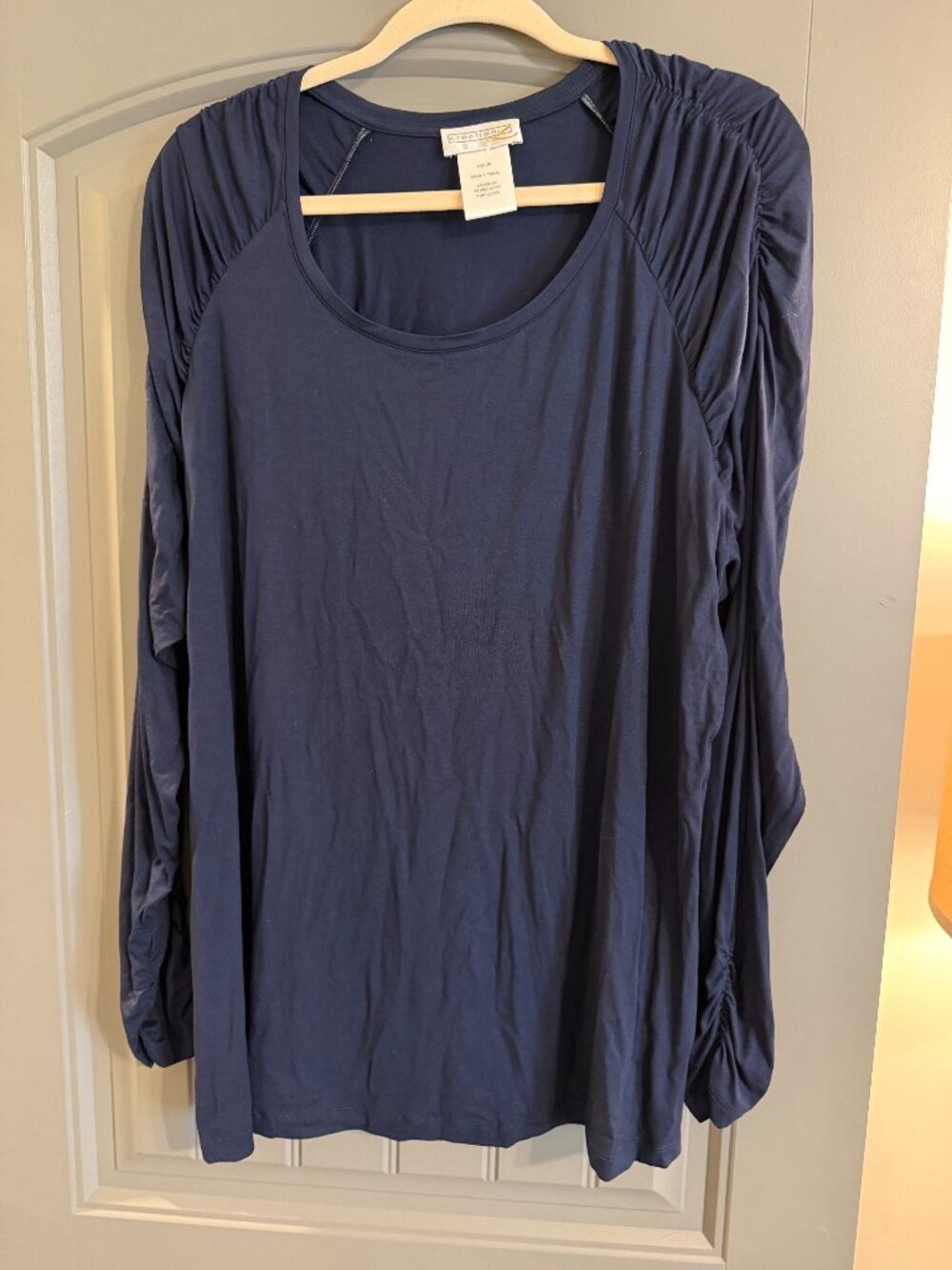 Navy Knit Long Sleeve